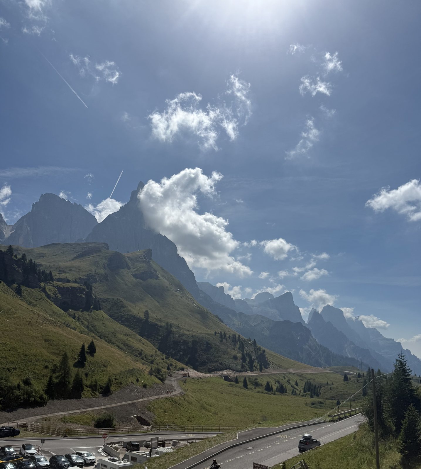 Passo Rolle and the Pale di San Martino