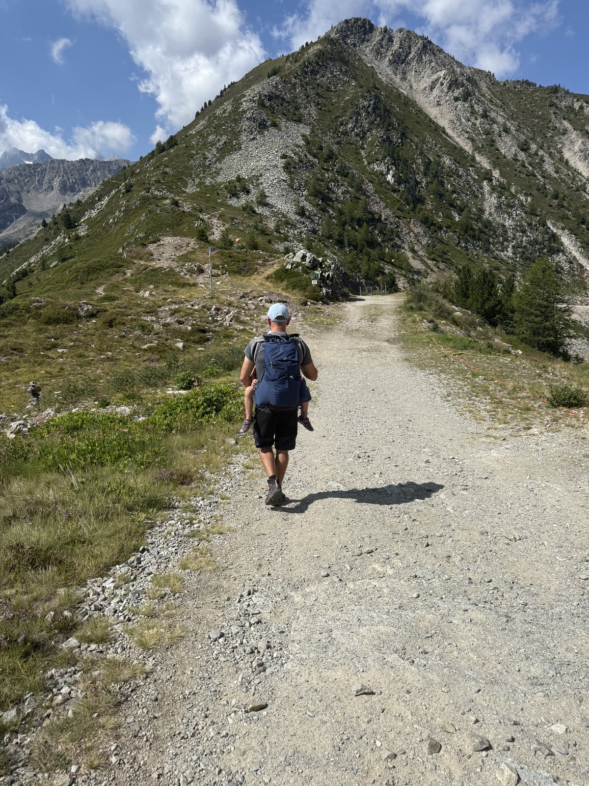 on the ridge at La Breya, with the carrier