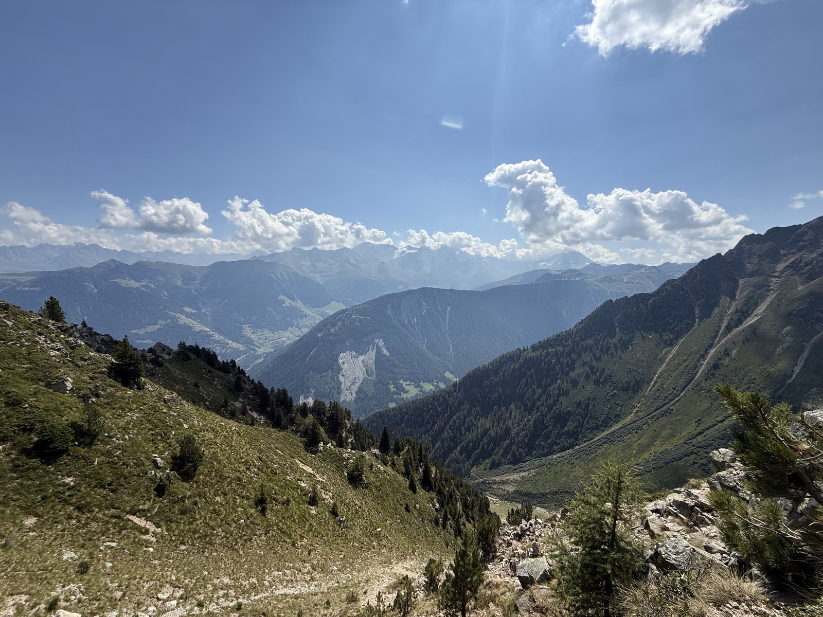 the Rhône valley from La Breya