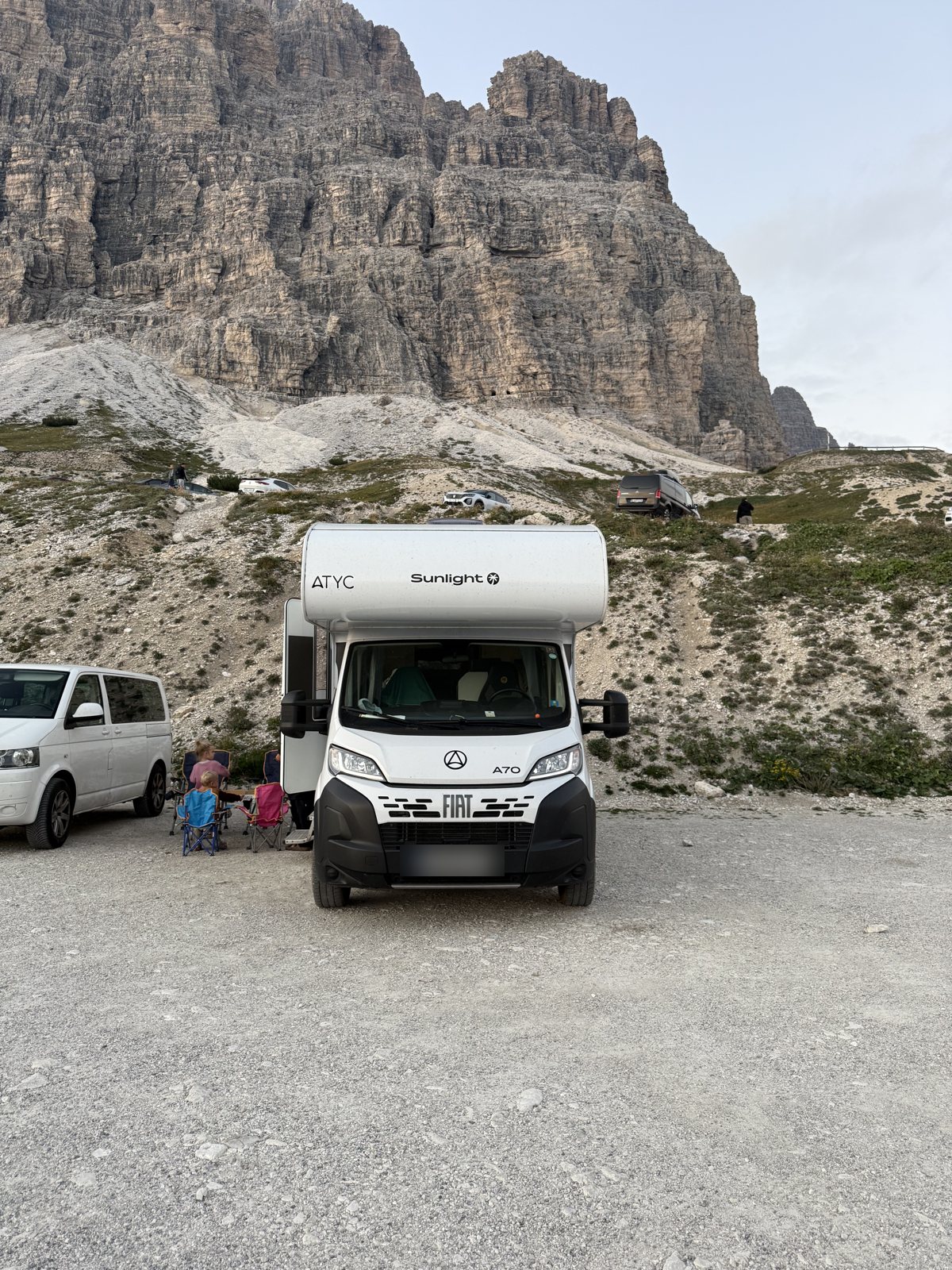 home for the night, with quite a view