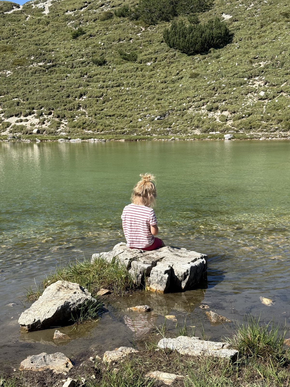 a quiet moment by the lake