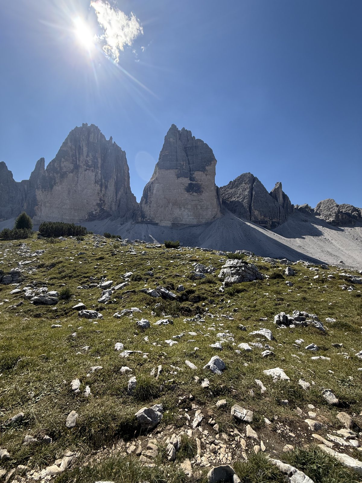 the Tre Cime di Lavaredo