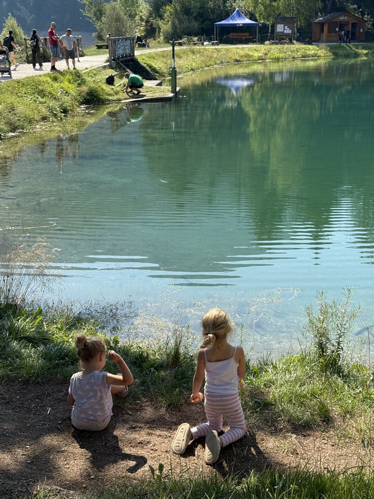 the last morning together by the lake